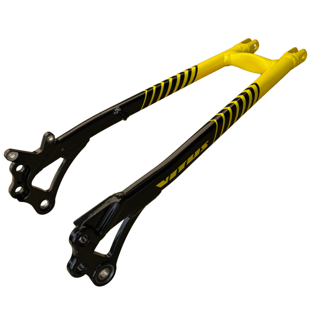 Vitus Escarpe 290 Seatstay - Non-Boost 142x12 - 2014 - Gloss Black/Yellow Graphics