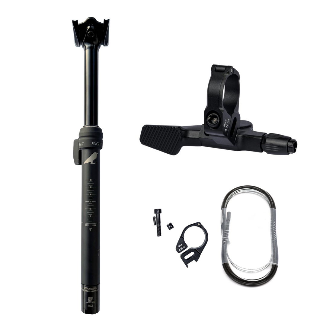 Flight External Gravel Dropper Seatpost 27.2mm 110mm