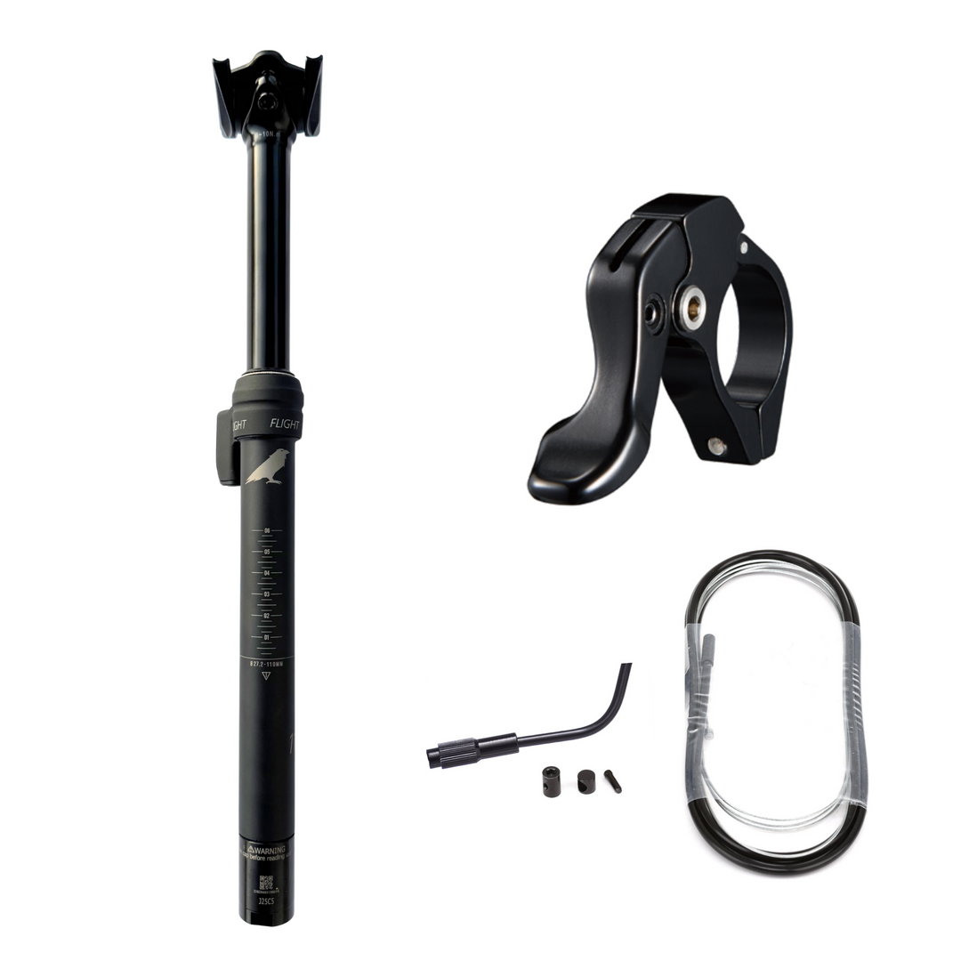 Flight External Gravel Dropper Seatpost 27.2mm 110mm
