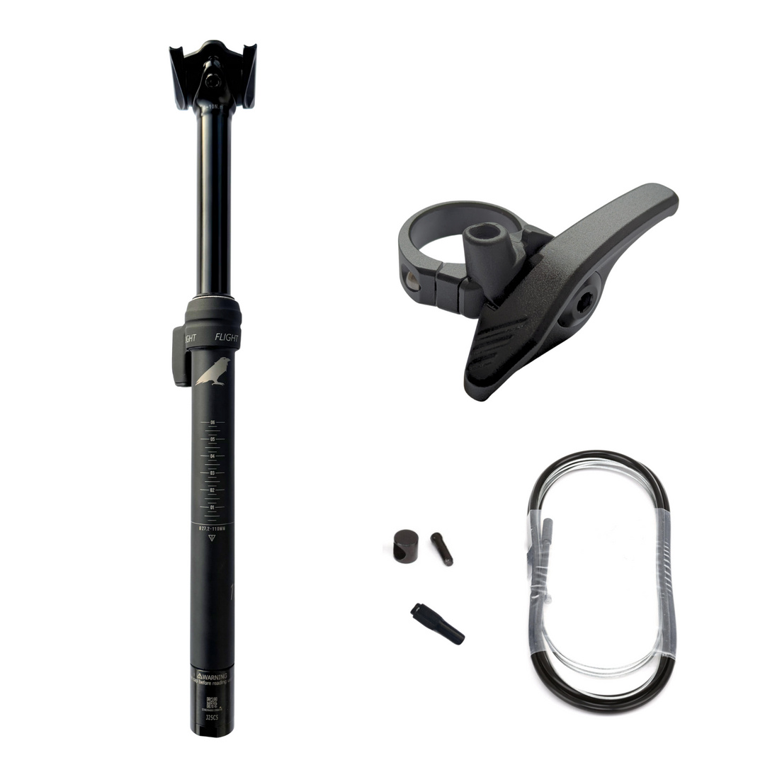 Flight External Gravel Dropper Seatpost 27.2mm 110mm