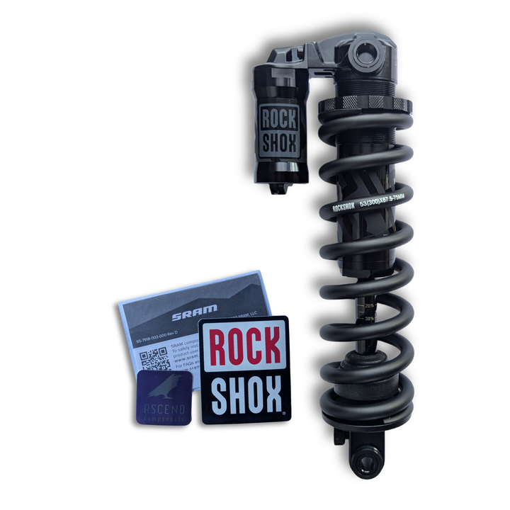 RockShox Super Deluxe Coil Select Rear Shock – 225 x 72.5mm – Trunnion Mount - 300lb Spring - B1
