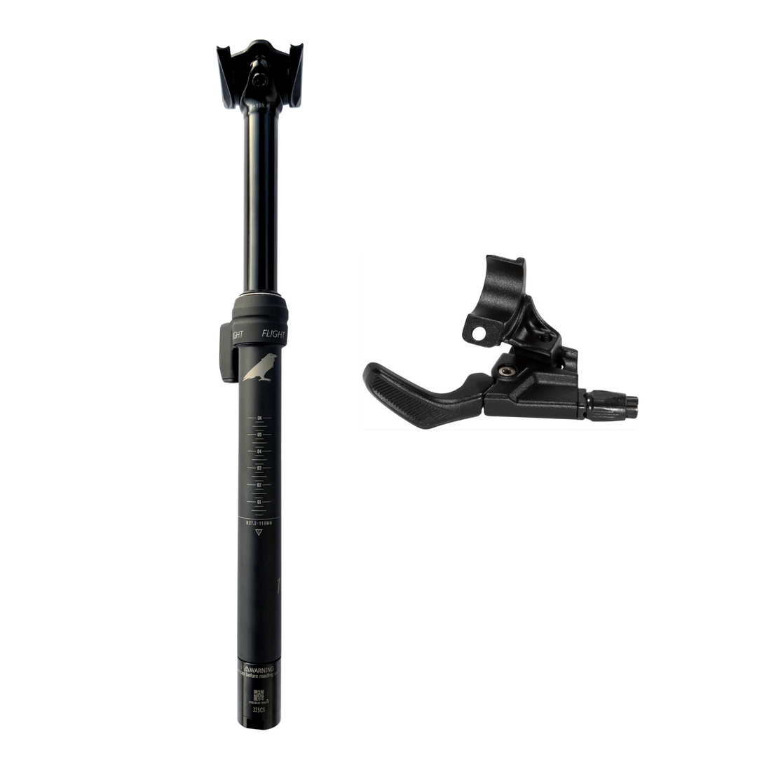Flight External Gravel Dropper Seatpost 27.2mm 110mm