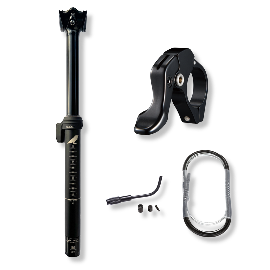 Flight External Dropper Seatpost 30.9mm 31.6mm 150mm 170mm