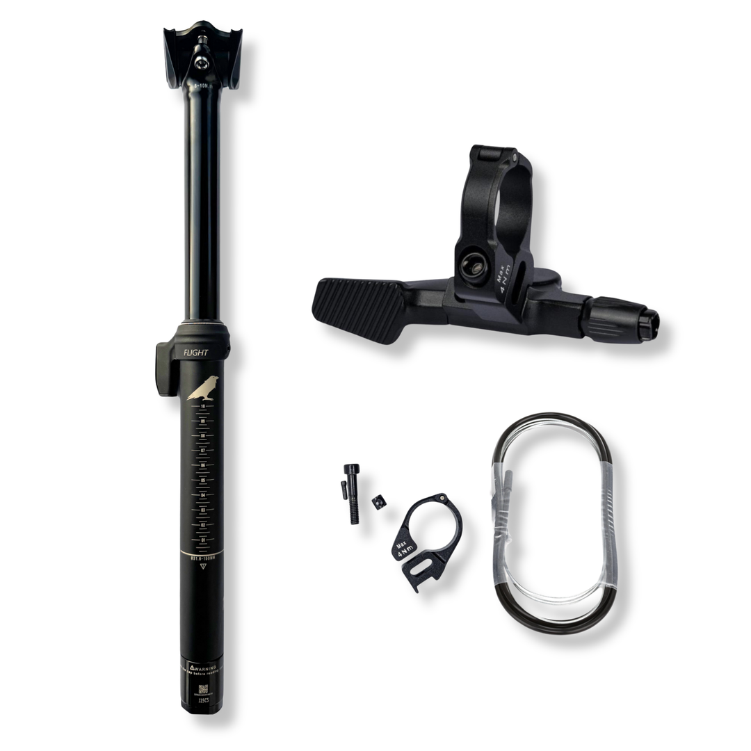 Flight External Dropper Seatpost 30.9mm 31.6mm 150mm 170mm