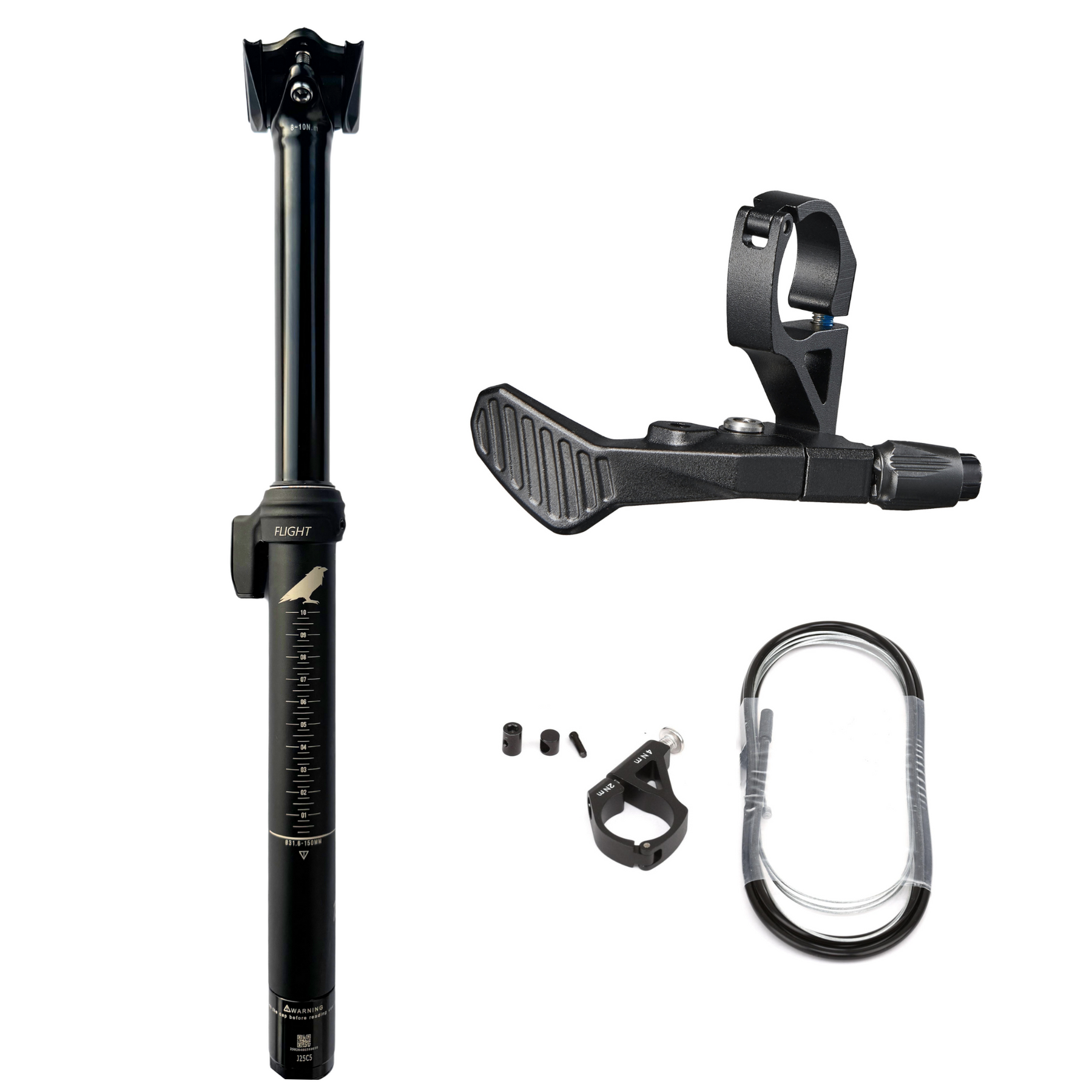 External Stack Dropper Flight External Dropper Seatpost 30.9mm 31.6mm 150mm 170mm – Ascend ...
