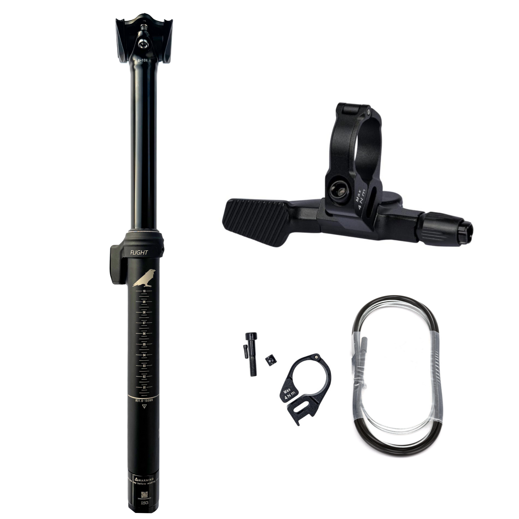 Flight External Dropper Seatpost 30.9mm 31.6mm 150mm 170mm – Ascend ...