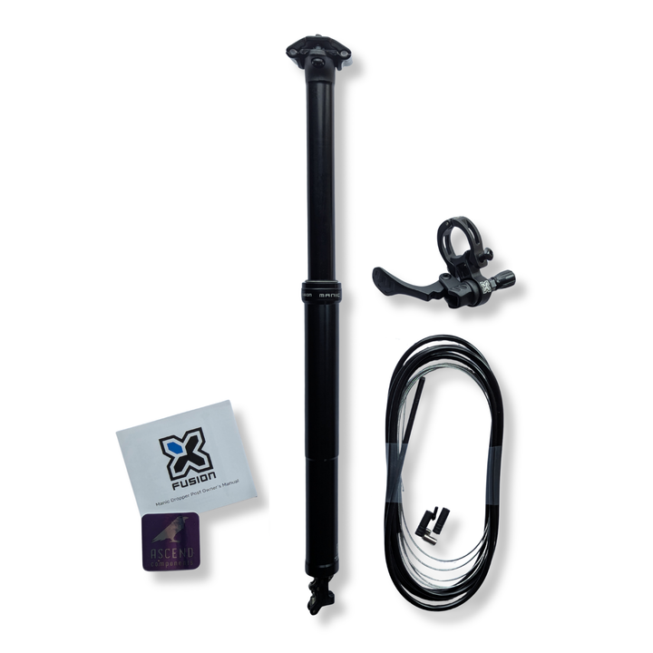 X-Fusion Manic Dropper Post – 31.6mm x 170mm – Remote Included